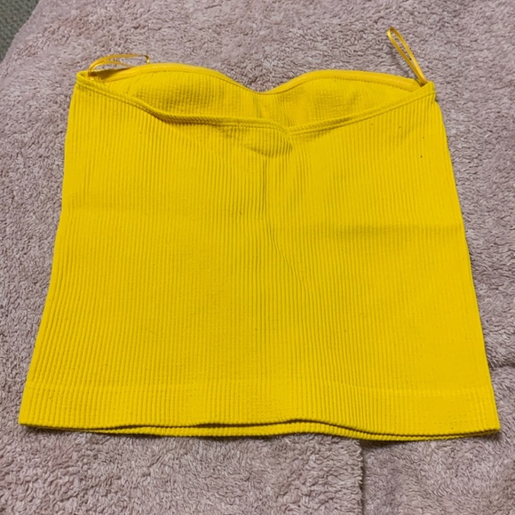 Dynamite yellow tube top - Picture 2 of 2